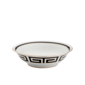 Ginori Labirinto Black Fruit Bowl - 5.5"